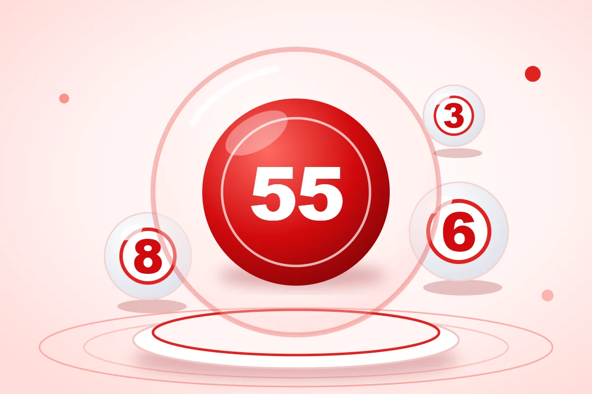 Wingo 55five: bola angka merah dalam bola kaca